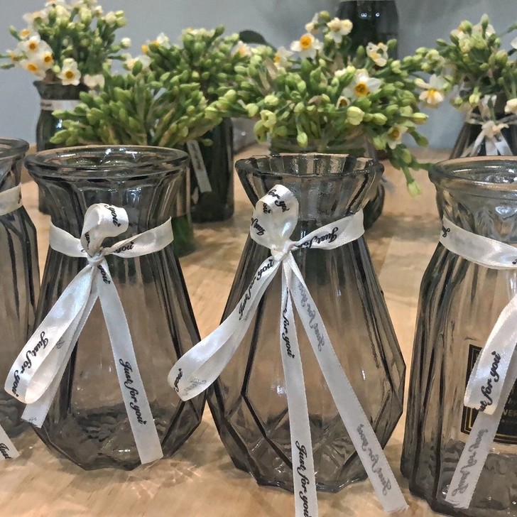 玻璃花瓶加厚 客厅插花摆件水培富贵竹百合花...