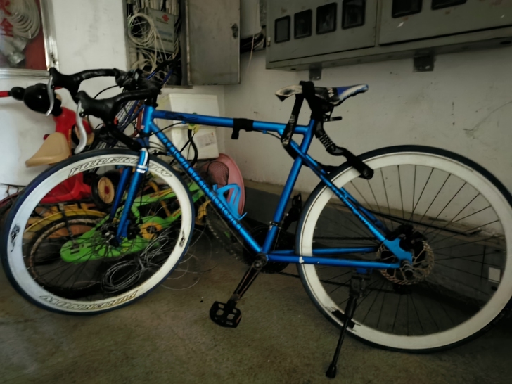 自用防公路车，档档能用，可以骑很快，现在换...