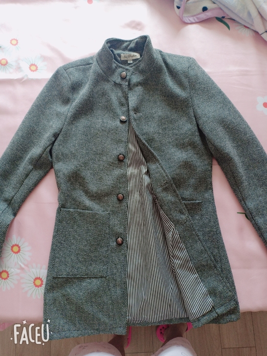 全新外套,男款中长款麻妮子外套,面料柔软舒...