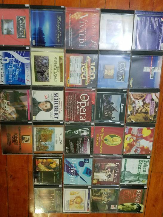 多年来收藏的欧美原版古典cd，2000年左...