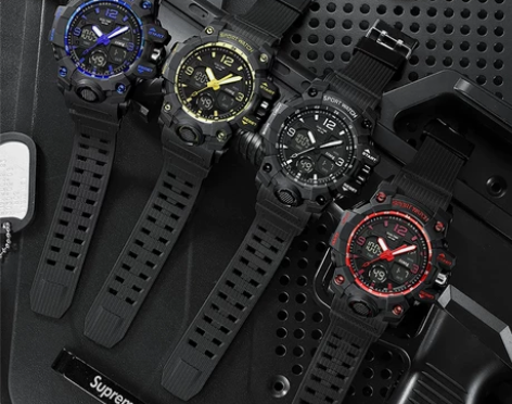 黑武士手表男学生多功能特种兵潮流初高中生