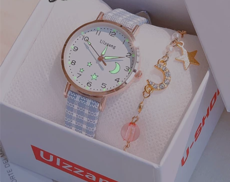 考试用手表女款小众ins学生百搭简约初高中...