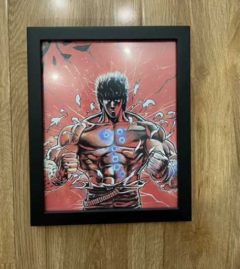 北斗神拳 装饰画 挂画 99新 仅拆摆 自...