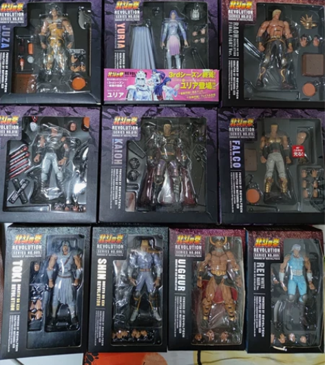 北斗神拳 海洋堂山口北斗神拳 可动手办 如...