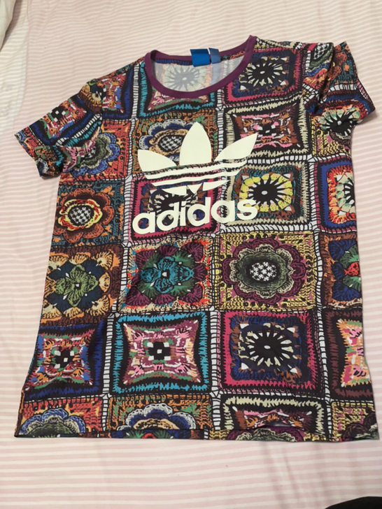 adidas女T
