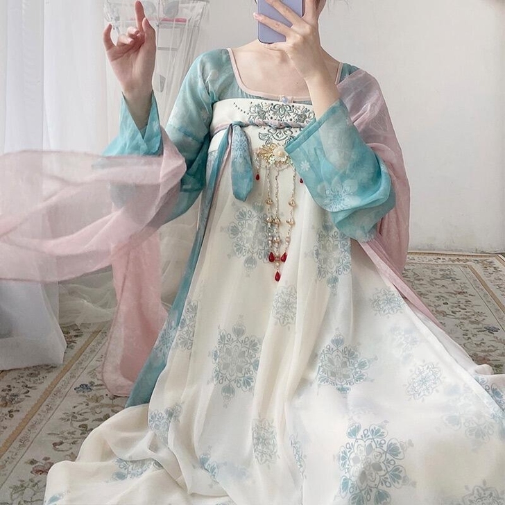 唐制汉服上襦下襦一整套【断码清货便宜出】