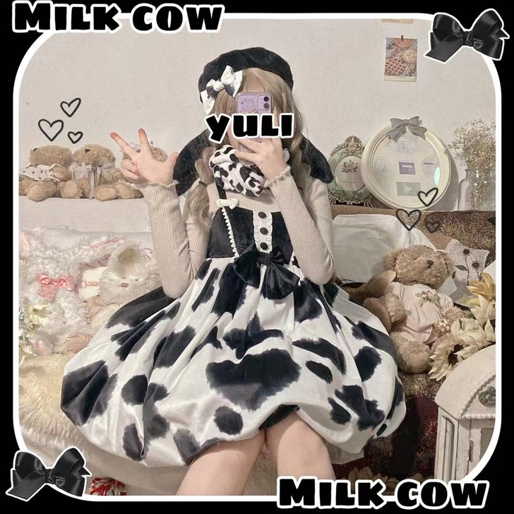 可可甜心酱Lolita原创设计 牛轧糖花苞...