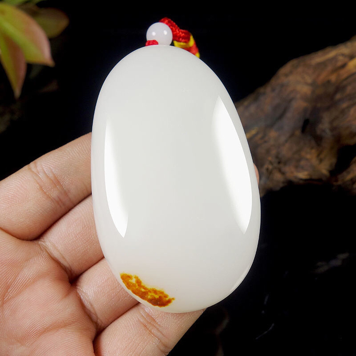 和田玉籽料原石手把件和田玉色羊脂白玉原石把...