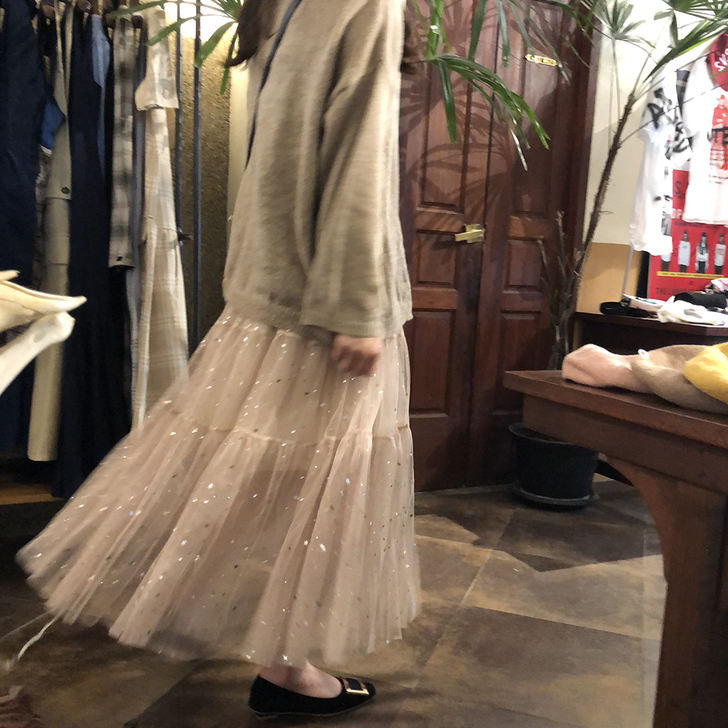 【包邮】kumayes中长款仙女裙子星星蛋...