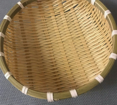 5.9包邮小箩筐竹编簸箕馒头收纳筐竹制品篮...