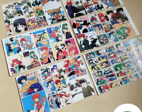 90年代乱马1/2老贴纸 ///实拍见图，...