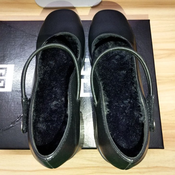 粗跟玛丽珍单鞋女2017春秋新款复古方头百...