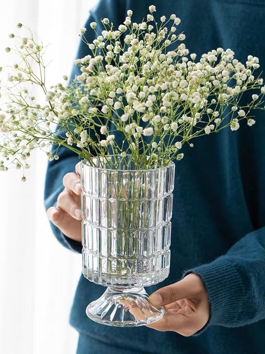 北欧风玻璃花瓶水培容器插花客厅水养创意桌面...