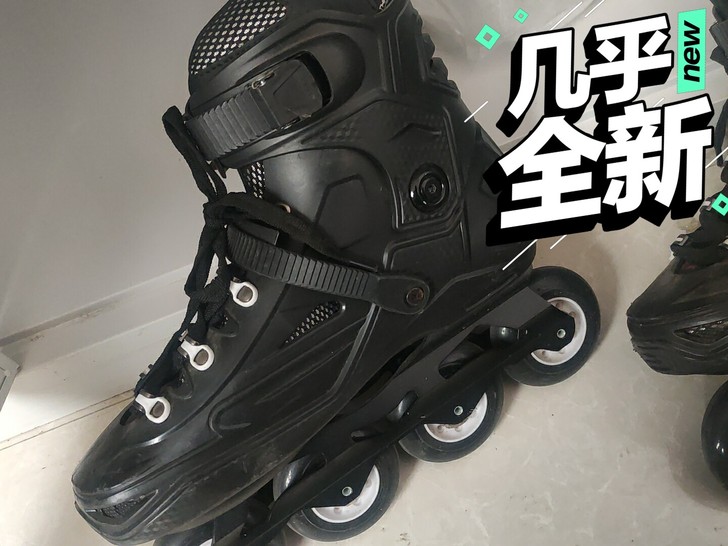 炫英雄轮滑鞋几乎全新，就玩过几次，不想学了...