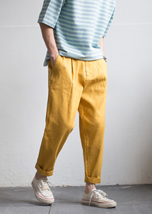 几立长裤-黄色，很醒目，也很好搭配。四季都...