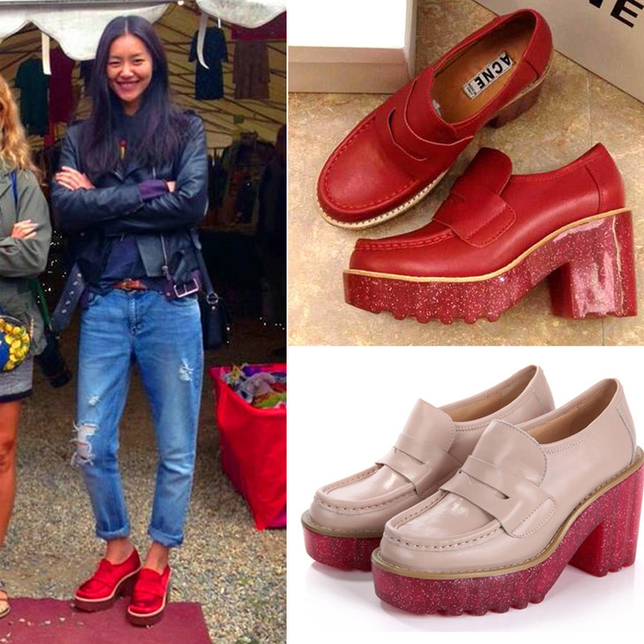 2015春季新款深口秋鞋真皮单鞋女松糕鞋厚...