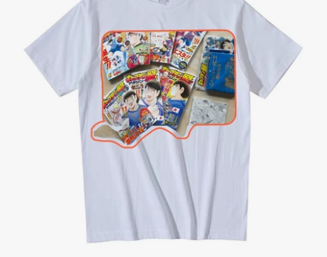 足球小将40周年 专门志 T恤 日版 共9...