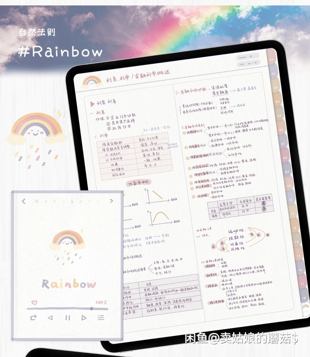 iPad康奈尔电子手帐  电子笔记本 清新...