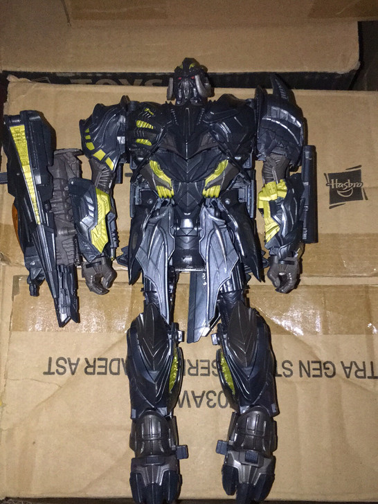 正版孩之宝变形金刚真人电影5L级威震天