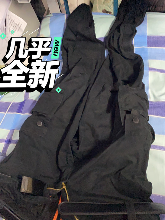 学生自穿潮流青春春秋季黑色L码男款工装裤包邮