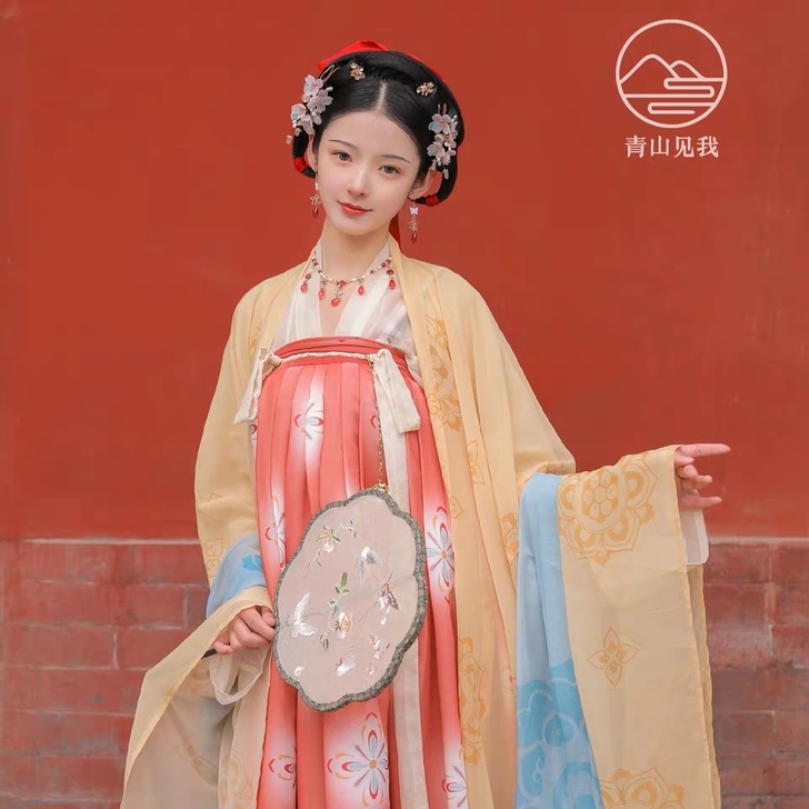 青山见我家汉服 s码 仅试穿 复原款汉服 ...