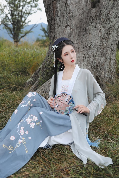 花神记 宋制褙子三件套 全套m码 有吊牌尸...
