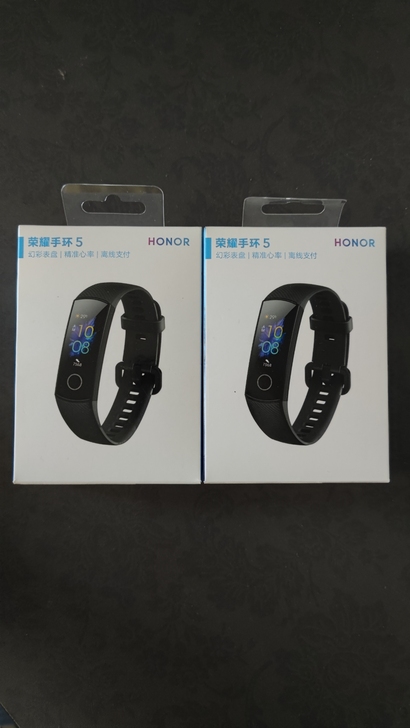 荣耀手环5 NFC版 黑色表带 107是一...