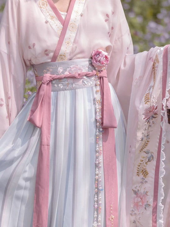 远山乔【花神祈愿】晋制汉服女春夏 魏晋南北...