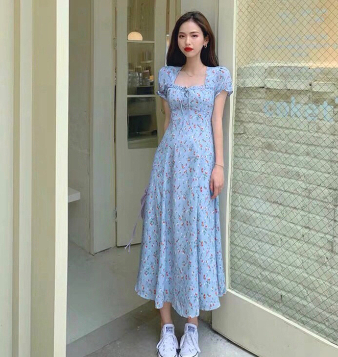 长裙女夏长裙连衣裙长裙夏季初恋裙子超仙女甜...