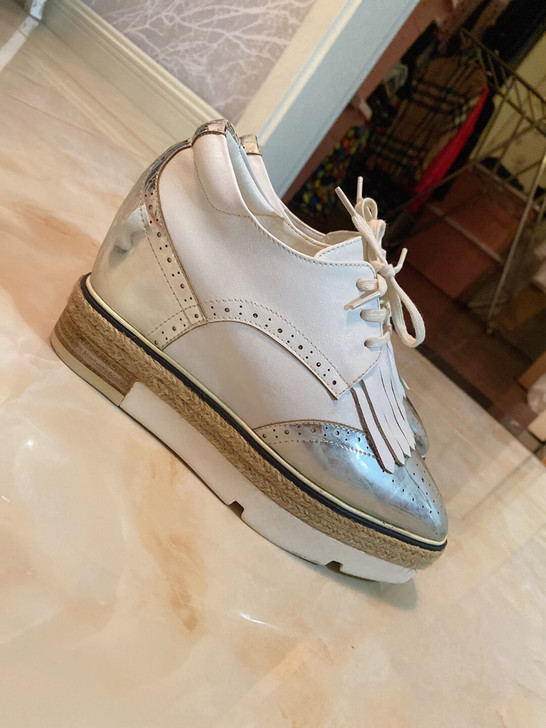 松糕鞋厚底鞋春款百搭休闲单鞋女