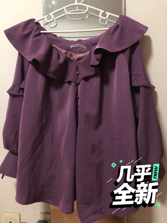 宫廷风泡泡袖外套 宽松版 s码 但是可当m...