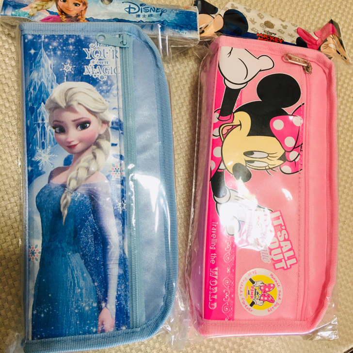 迪士尼笔袋,女童笔袋,文具