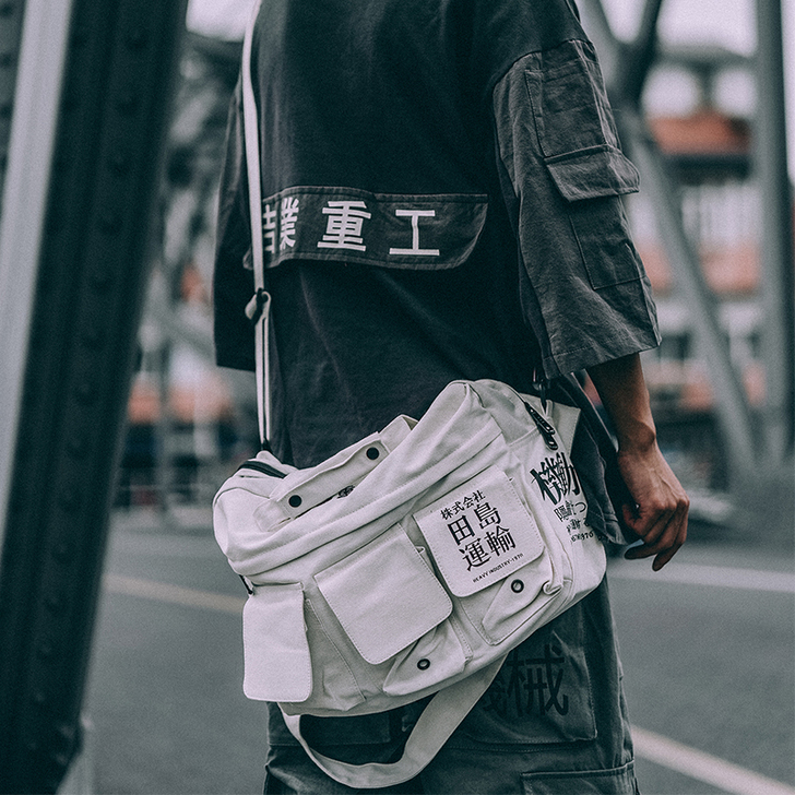 吉业重工国潮工装帆布挎包（9月初才能发货）
