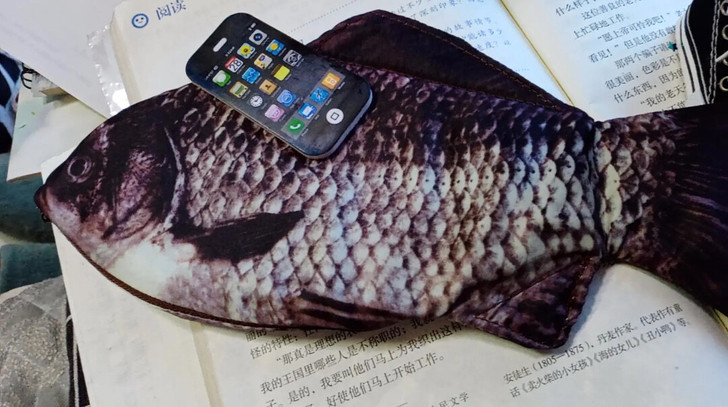 创意咸鱼笔袋 送##amp;ldquo;手...