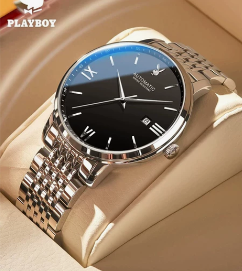 瑞士认证正品牌花花公子男士手表男机械表 全...