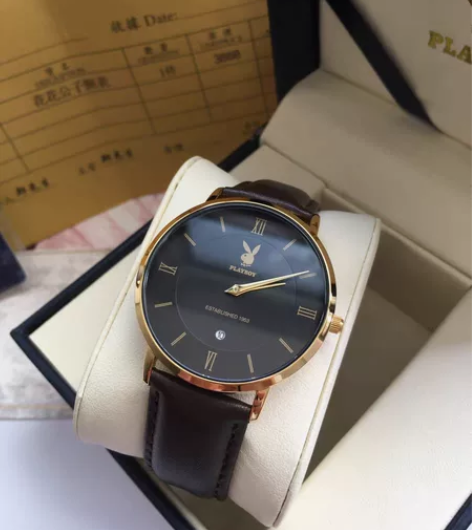 【全新品牌正品】欧美花花公子品牌手表男士机...