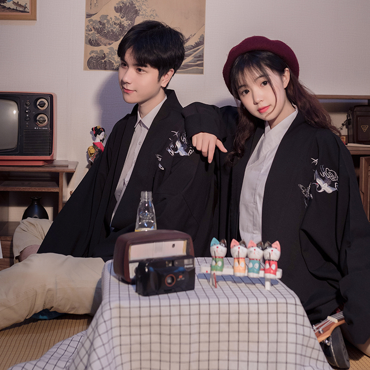 琼霄 花朝记汉服原创设计 刺绣仙鹤开学季宋...