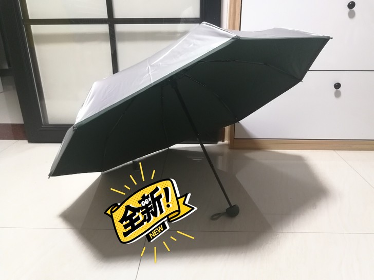 全新包邮超轻迷你钛银布防晒五折伞，雨伞厂家...