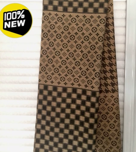 全新围巾披肩合集 图1 经典老花棋盘格千鸟...