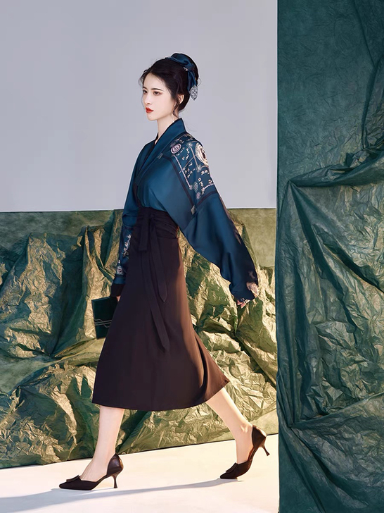 [工作日]织造司原创汉服宋制女夏季飞机袖短...