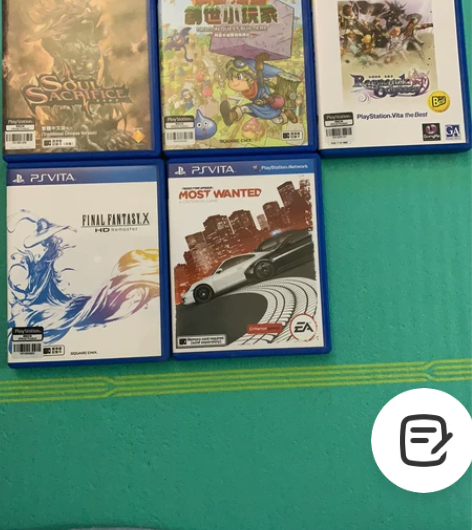 psv游戏卡 每个110元 几乎全新