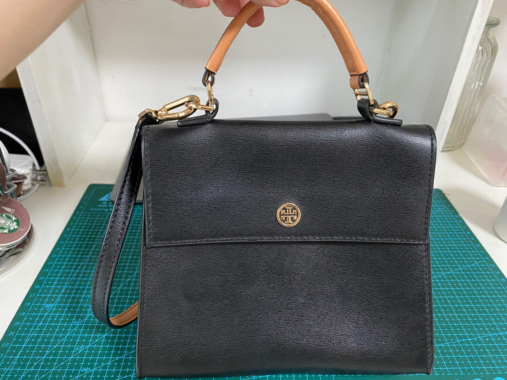 8成新Tory burch 汤丽柏琦正品斜...