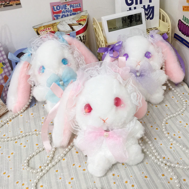 夏季新款超可爱蕾丝兔子包包