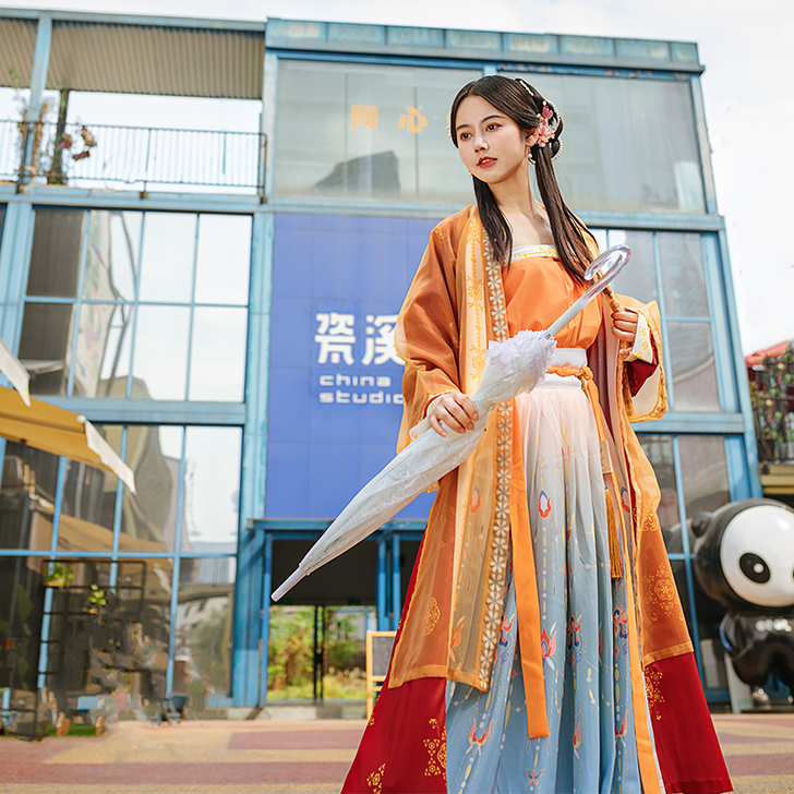 御集【漠如烟】原创正品宋制四件套 双层褙子...