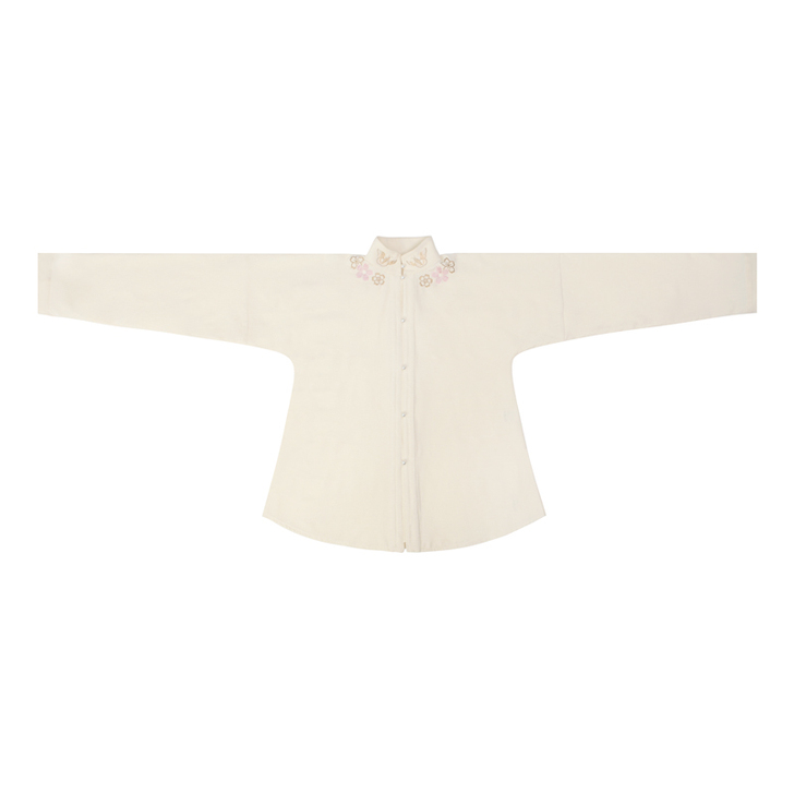 全新 远山乔【凛冬樱】明制秋冬加绒汉服方领...