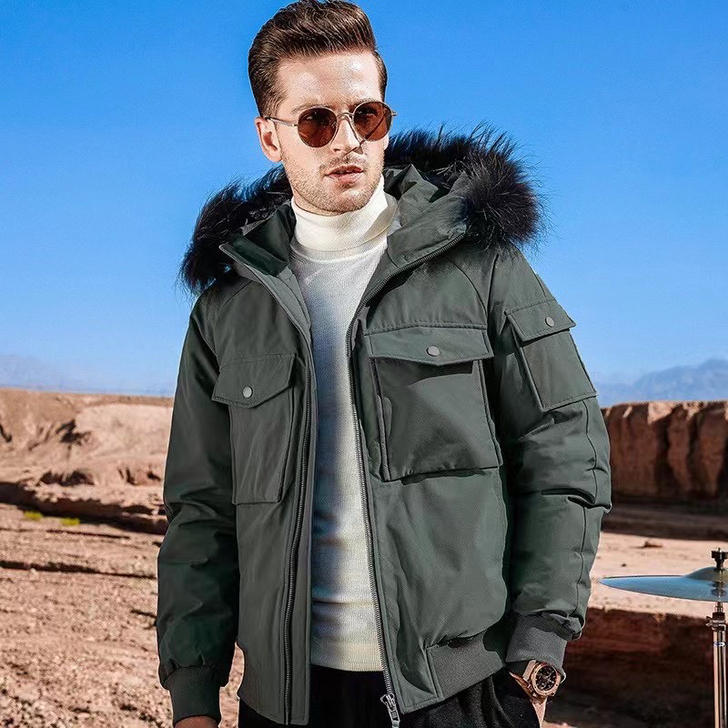 54、杰米克男装,休闲保暖舒适羽绒服