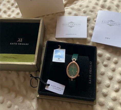 全新 KatieErmilio小绿表手表女...
