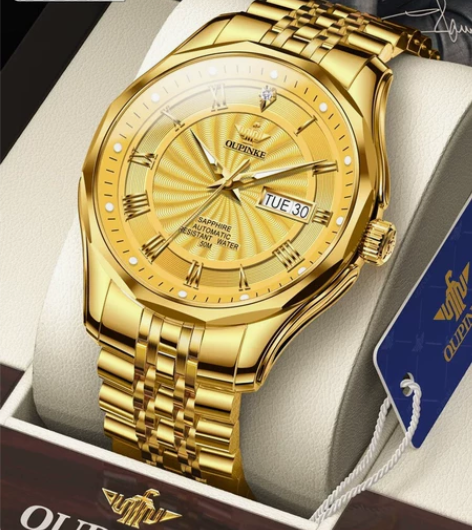 瑞士认证欧品客正品牌进口机芯手表男士机械表...