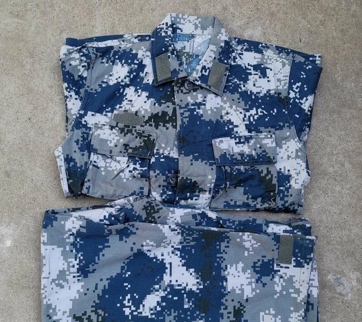 包邮二手迷彩服套装男耐磨夏季工地电焊服学生...