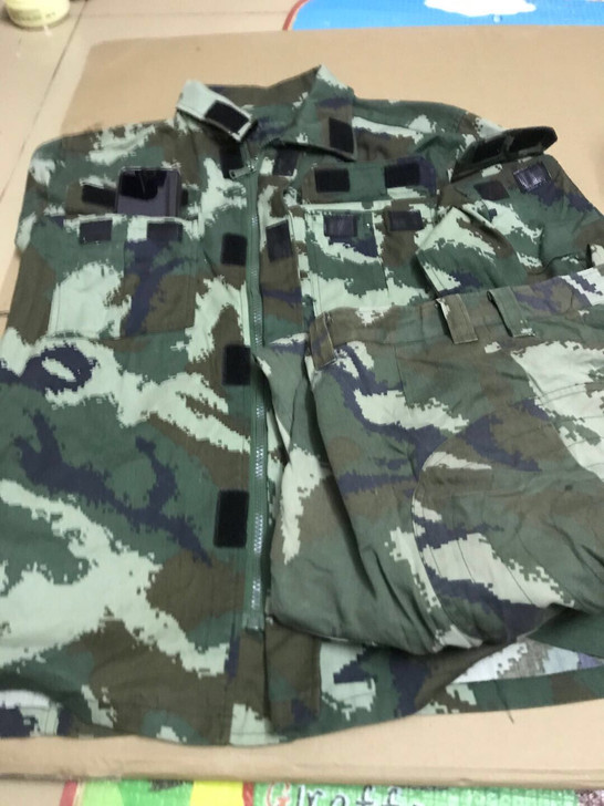 二手老款大花迷彩服户外工作服劳保服